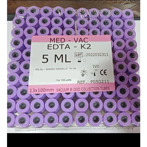 K2 EDTA 5ml Vacuum Blood Collection Tubes