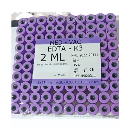2ml K3 EDTA Blood Collection Tube