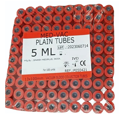 5ml Plain Blood Collection Tubes