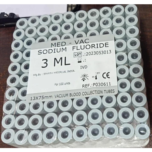 3ml Sodium Fluoride Tubes