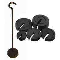 Slotted Weight Cast Iron Painted