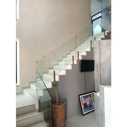 Aluminum Alloy Frame Less Glass Balcony Railing