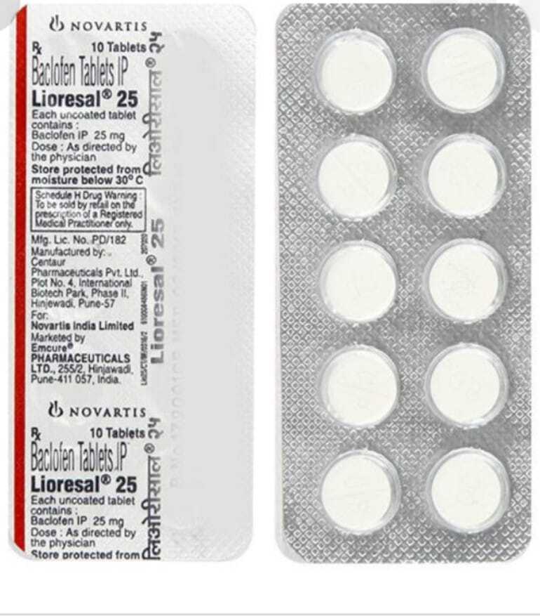 Lioresal 25 Mg