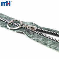 No. Plastic Open-End Zipper Resin Zipper with Fashion Zipper Tape Corn Teeth Plastic Zipper