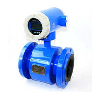 Electromagnetic Flow Meter - Mild Steel & Stainless Steel, High Range, 0.5 Accuracy, Digital Blue-White Display | World-Class Measurement for Conductive Liquids & Slurries