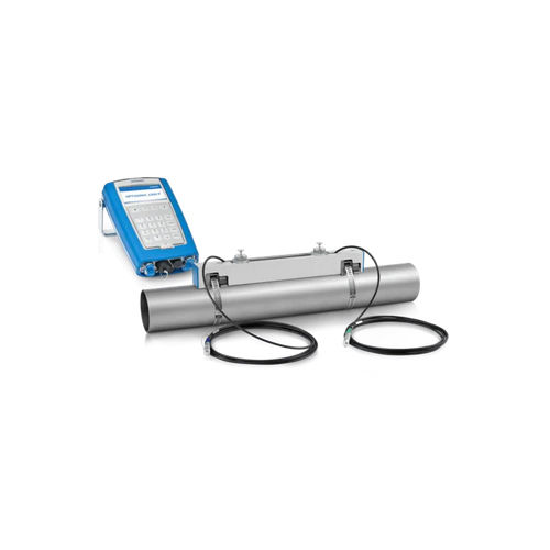 Blue-Silver Clamp-On Ultrasonic Flow Meter