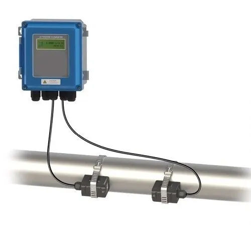 Blue Ultrasonic Flow Meter