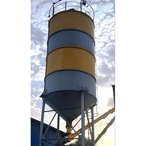 Yellow-grey 100 Mt Cement Silo