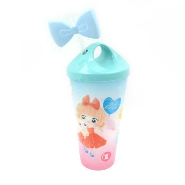 LED LIGHT UNICORN WATER BOTTLE TUMBLER MUG WITH STRAW AND  LID FOR KIDS GLITTER SIPPER WITH TOY DRINKING CUPS