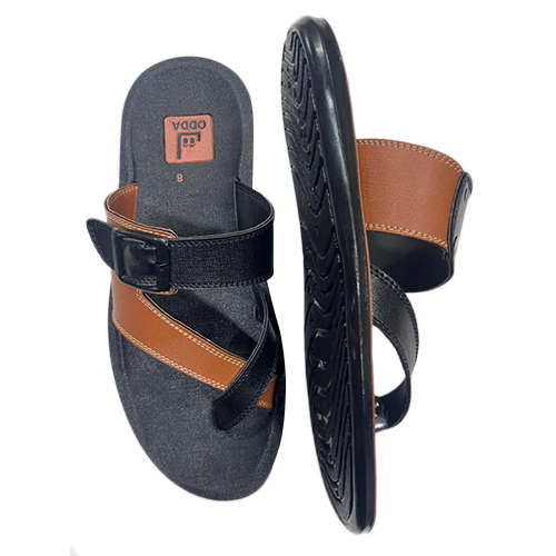 KTM-04 Mens Fancy PU Slippers