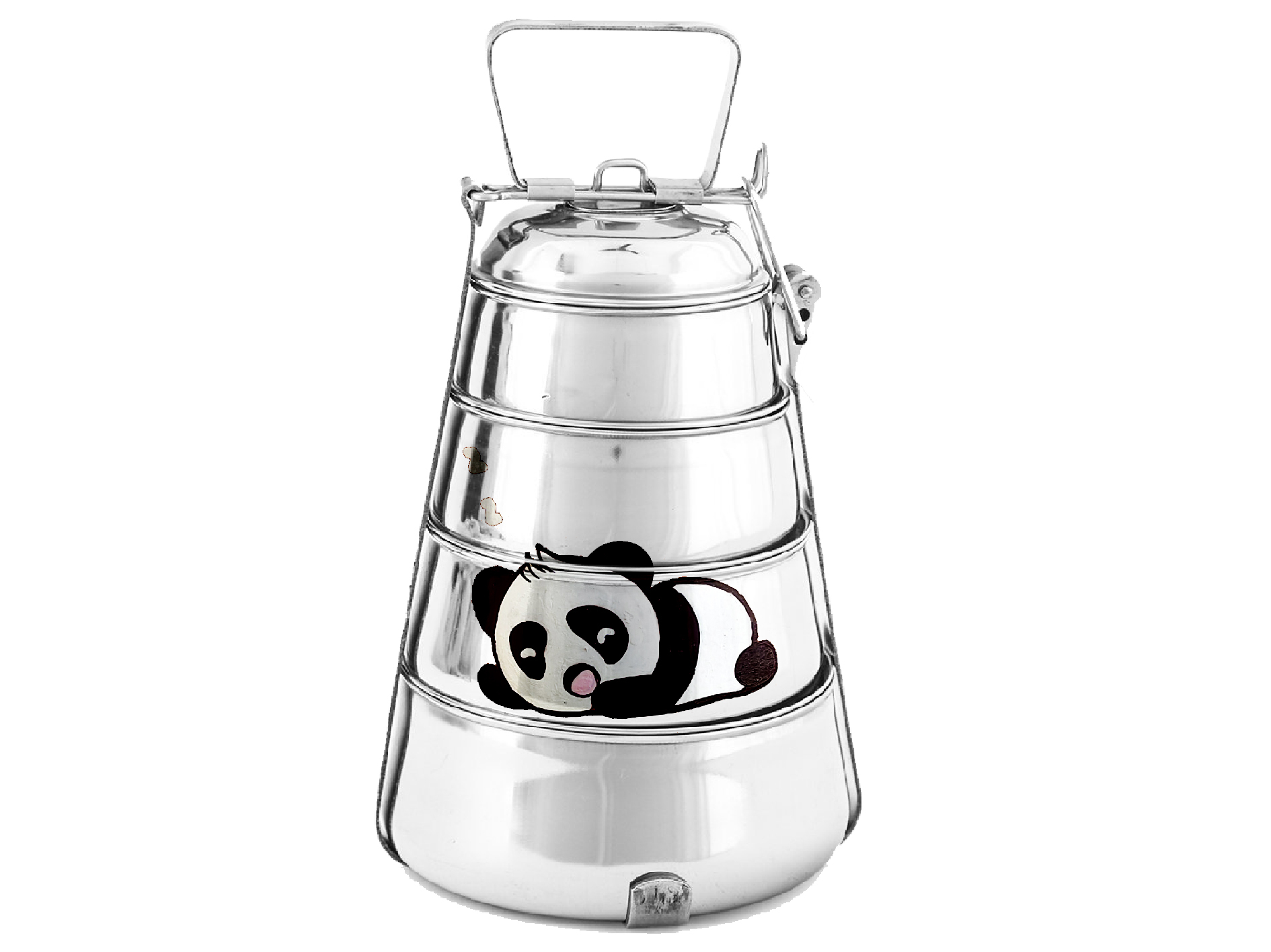 HAND PAINTED ENAMELWARE LUNCH BOX A7