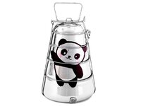 Hand Painted Enamelware Lunch Box A10 - Color: Multicolor