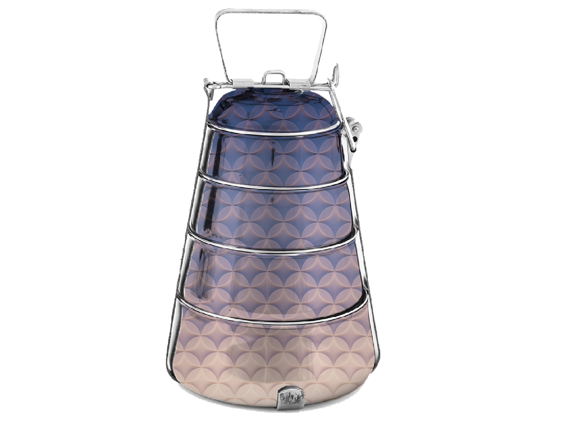 HAND PAINTED ENAMELWARE LUNCH BOX A11