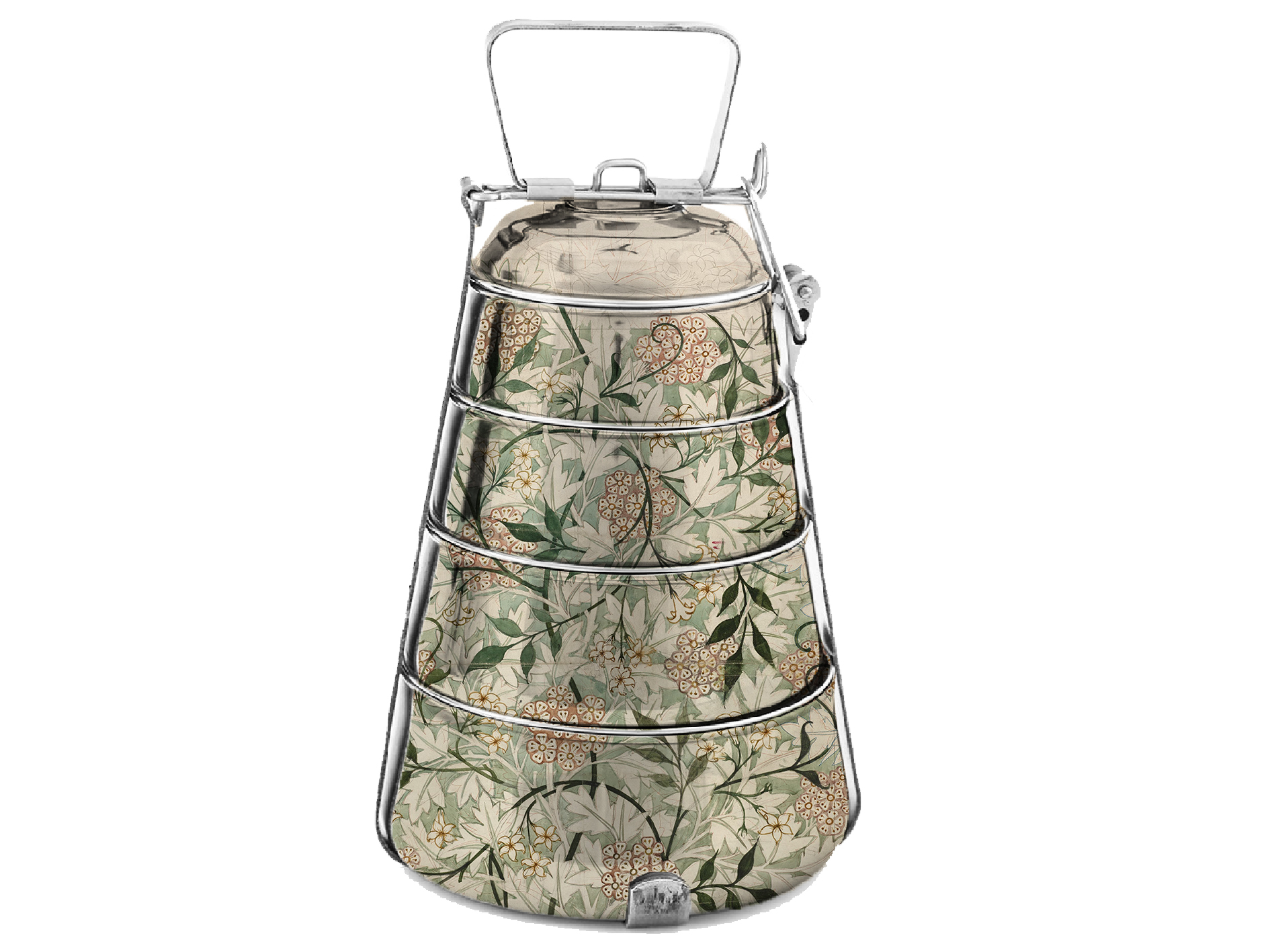 HAND PAINTED ENAMELWARE LUNCH BOX A11