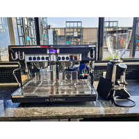 Black Commercial Coffee Machine