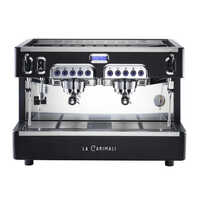Semi Automatic Coffee Machine - Stainless Steel, Silver And Black | Auto Boiling, User-friendly Manual Display, Indication Light, Warranty Included