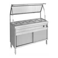 Bain Marie Counter - Color: Silver