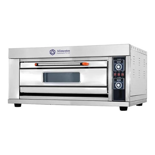 Silver Electric Single Deck 2 Tray Oven