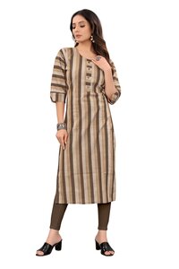 New Chocolate Color Cotton Kurti