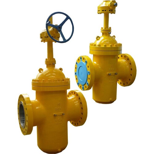 Through Conduit Slab Gate Valve - Api 6D Manufacturer In Gandhinagar - Color: Yellow