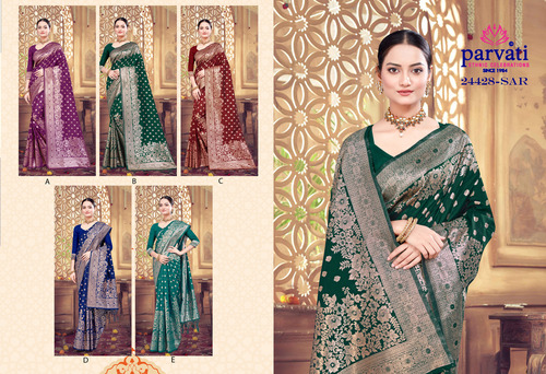 Rapier Silk Designer Banarasi Concept Saree For Wedding-24428