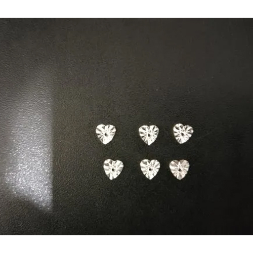 Heart Shape Silver Illusion Plate Finding