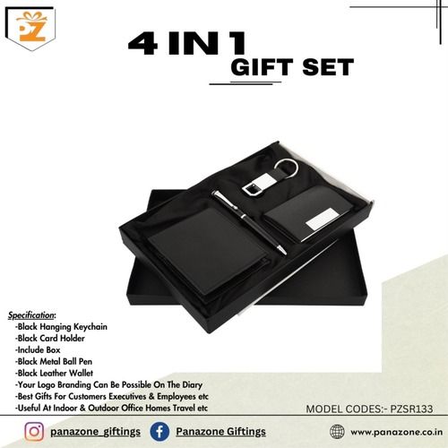 Wallet Keychain Pen Cardholder Combo 4 In 1 Gift Set PZSR133