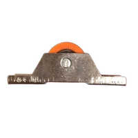 Sliding Window Metal Bearing - Stainless Steel, Standard Size, Metal & Orange Color | Single Row Roll End Bearing For Heavy Duty Industrial & Commercial Use