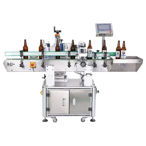 Automatic Bottle Labelling Machine Application: Industrial