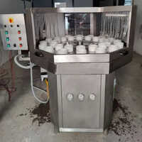 Semiautomatic Rotary Bottle Washing Machine