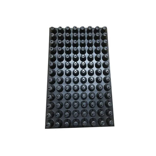 Black 104 Cavity Round Seedling Tray