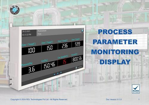 Process Parameter Monitoring Display