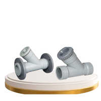 Grey Pp Flange End Y Type Strainer