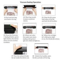ONE-TOUCH AUTOMATIC VACUUM SEALING MACHINE FOR DRY AND MOIST FOOD
