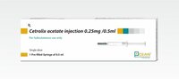Cetrolix Acetate Injection 0.25 Mg - Physical Form: Liquid
