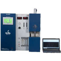 Carbon Sulphur Analyzer - Automatic Operation | Grey And Blue Colors, Precise Steel And Alloy Analysis, User-friendly Design