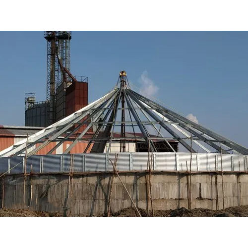 Flat Bottom Grain Silo Application: Industrial