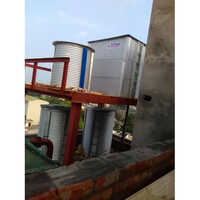 Grey 35000 L Zinc Aluminium Water Storage Tank