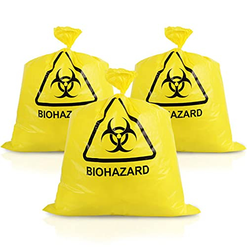 Printed Plastic Biohazard Bag