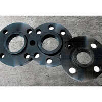 Cs Blrf Flanges - Carbon Steel, Round Shape | Industrial Grade, Matte Black Finish