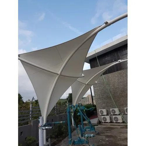 White Hyper Model Tensile Structures