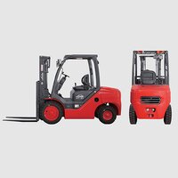 Diesel Forklift Trucks - Color: Red/Black