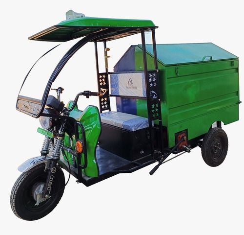 E rickshaw garbage Loader