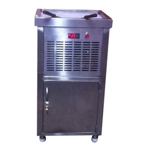 Mini Rolled Ice Cream Machine - Color: Silver