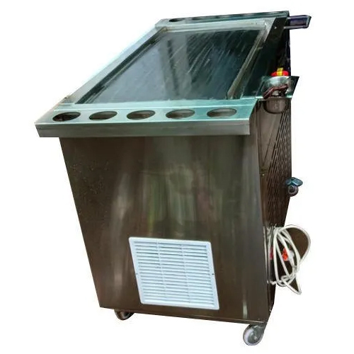 Industrial Stone Ice Cream Machine - Color: Silver