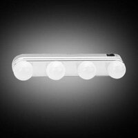 GLOW MAKE UP LIGHT PORTABLE COSMETIC KIT BATTERY POWERED MIRROR LIGHTING SUPER BRIGHT