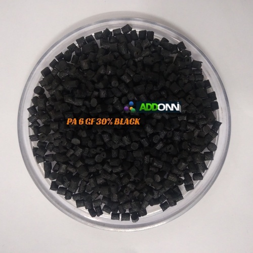 PA6 Reinforced 30% black Plastic Pellets