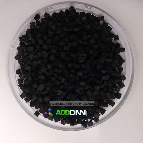 Nylon 66 GF 40 Black Plastic Raw Materials PA66 Glass Filled Pellets