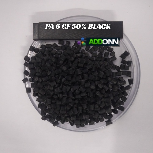 Polyamide 6 Nylon 6 GF 50 Black Plastic Raw Materials Impact Modified Grades Granules