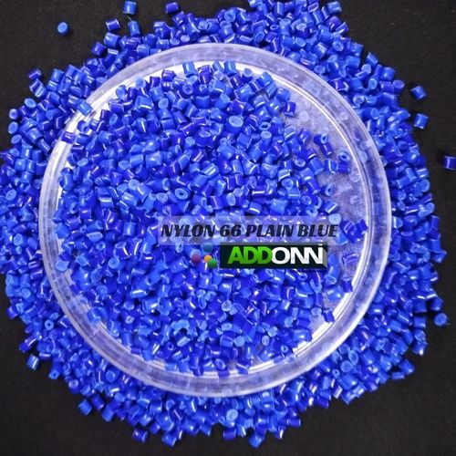 Polyamide 66 Plain Nylon 66 Fr Flame Retardant Grades Granules - Color: Blue